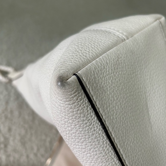 Michael Kors Lexington Large Pebbled Leather Shoulder Bag Light sand - Picture 11 of 12